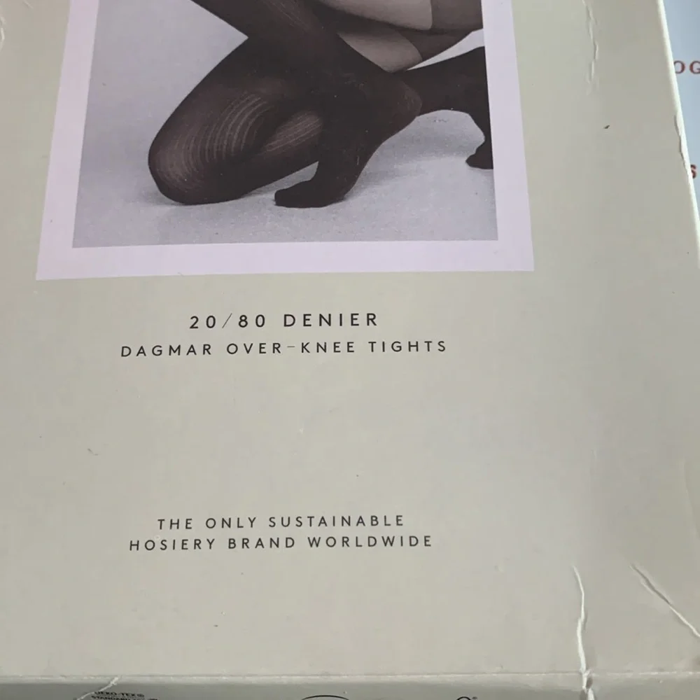 Anthropologie Swedish stocking Ragnar over the knee xtra large black in package
